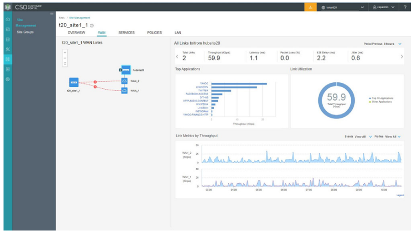 Figure 4: SD-WAN Visualization